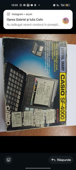 Agenda CASIO SF 4000