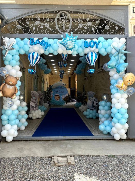 600.000 dan boshlanadi oformleniya xizmati shar bilan bezatish raddom