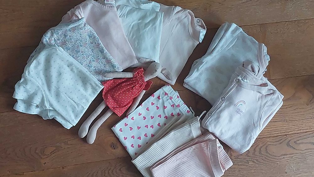 Set body Zara,Pantaloni HM 74-76