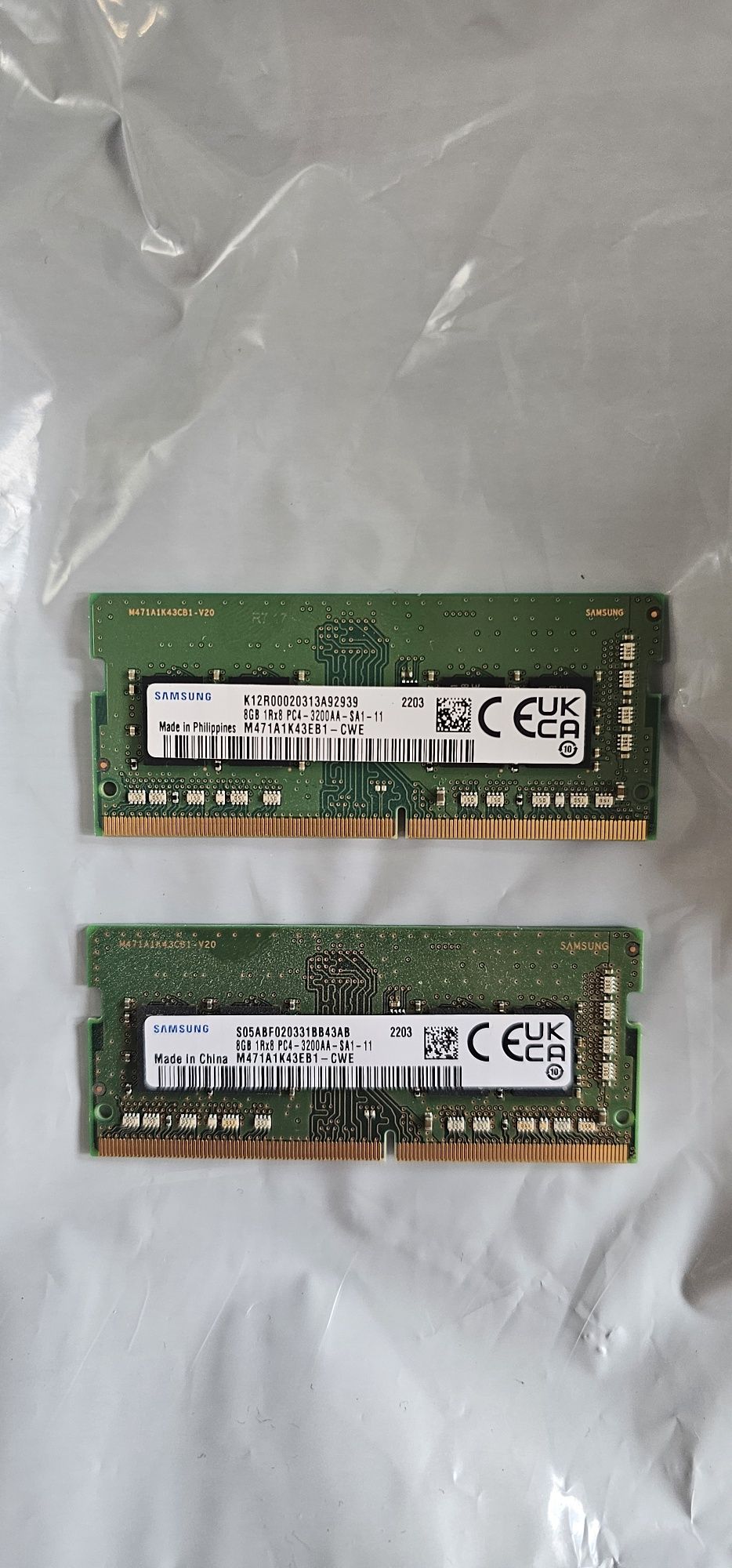 Samsung RAM 2 x 8 gb DDR4 3200