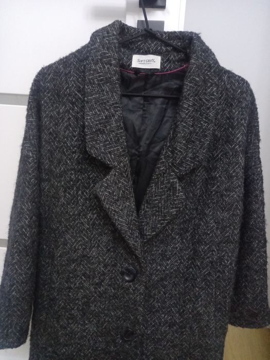 Vand palton soft grey nou