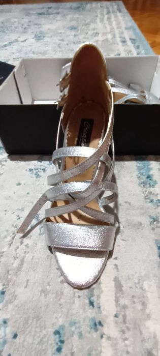 Sandale Creative, argintii, nr.35