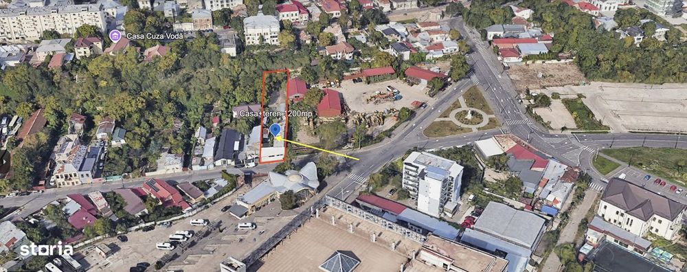 Proprietate mixta 1200mp teren locuinta si spatiu comercial/productie