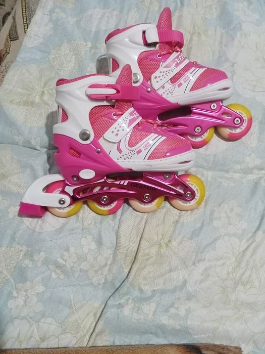 Продам ролики для девочек новые., 35.38
