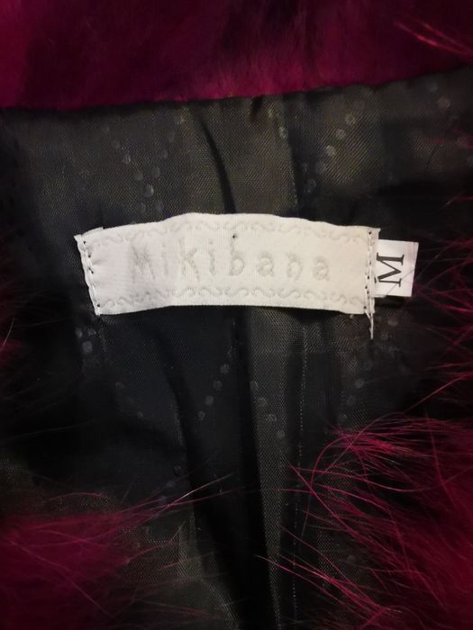 Елек с естествена козина. от лисича кожа пухкав