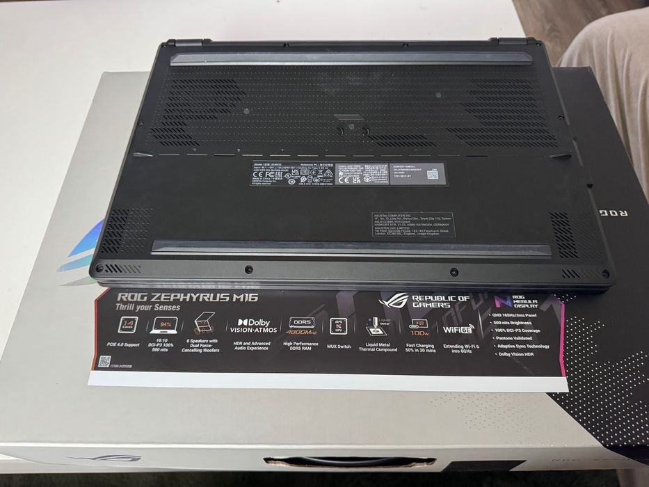 ROG Zephyrus M16 Като Нов