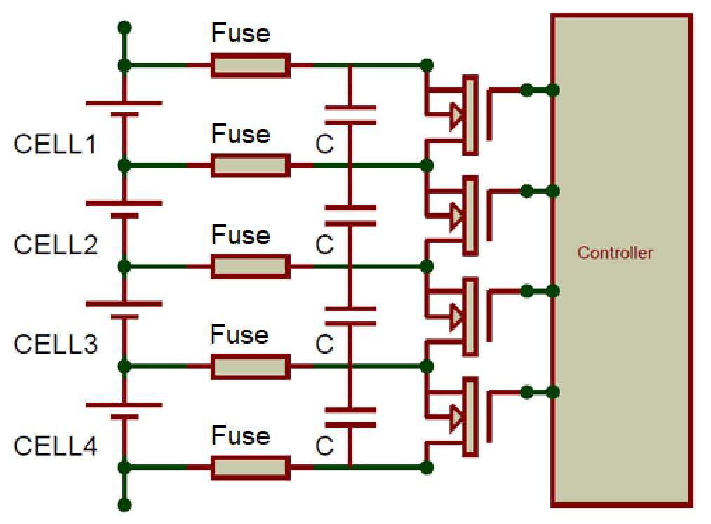 Active balancing 1200mA ion acumulator 10S 14S 16S 17S 18650 pentr bms