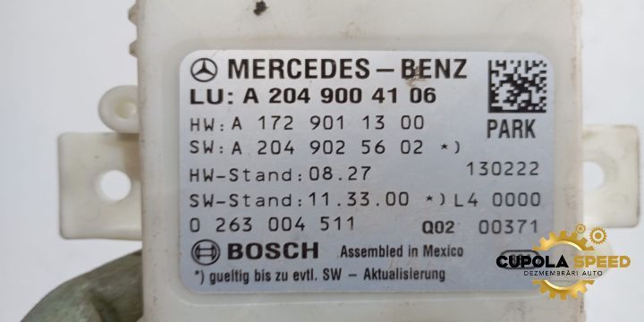 Modul senzor parcare A2049004106 Mercedes-Benz C-Class W204/S204 [200