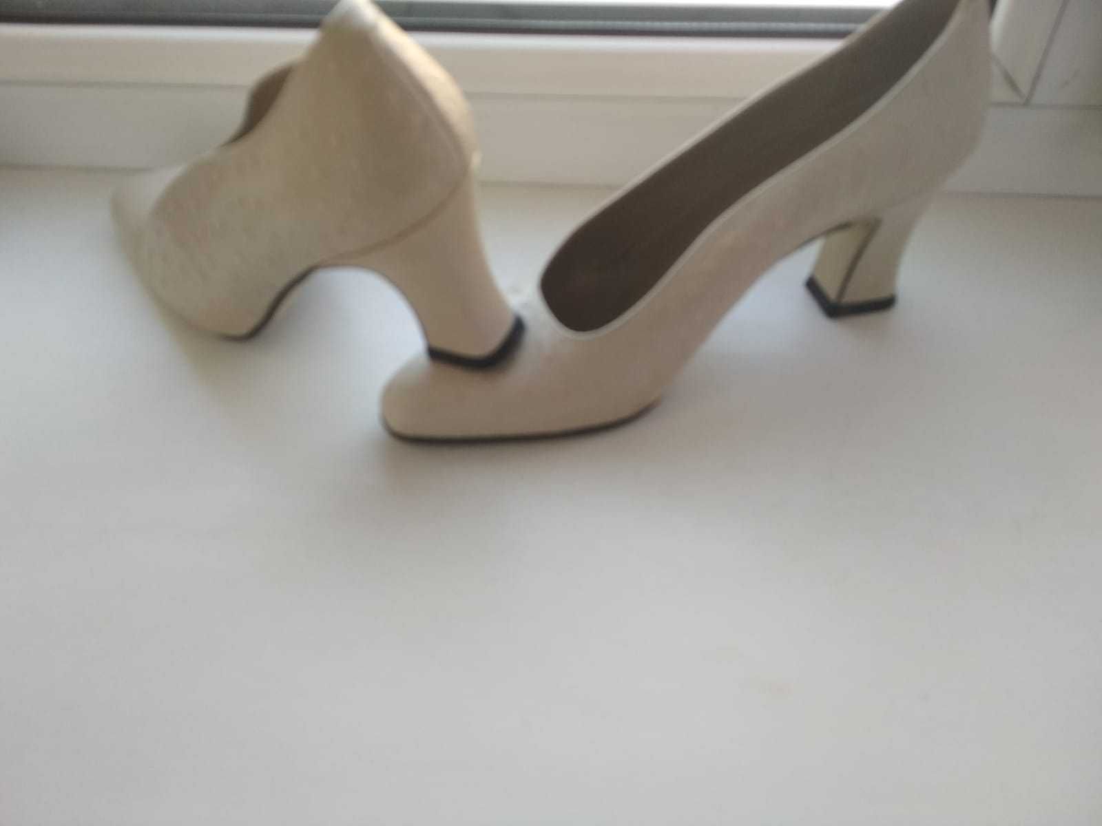 Кожаные туфли, страусинная кожа, Италия,Enrico Logan. 37 размер