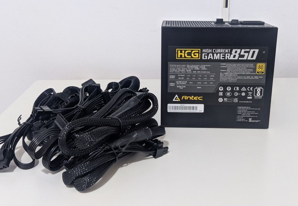 Sursa 850W Antec HCG850 Gold Cybenetics Platinum 230V