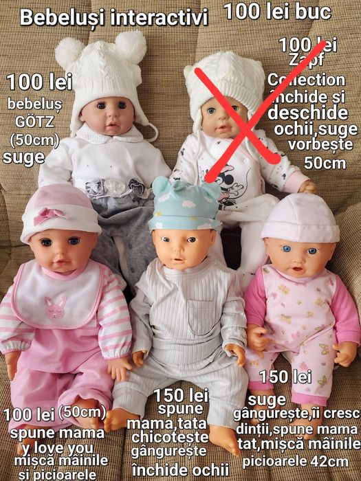 Cicciobello,bebeluși intractivi