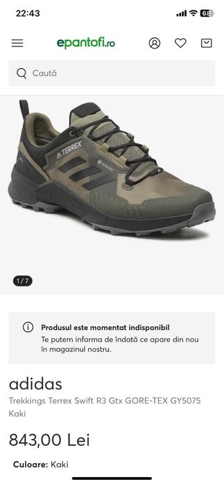Adidas Terrex Swift R3 Gtx GORE-TEX marimea 46