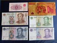 Китай лот банкноти качество UNC/XF+