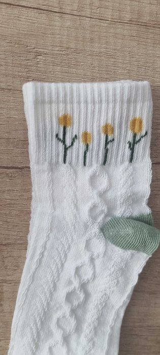 5 бр. красиви дамски цветни чорапки, one size