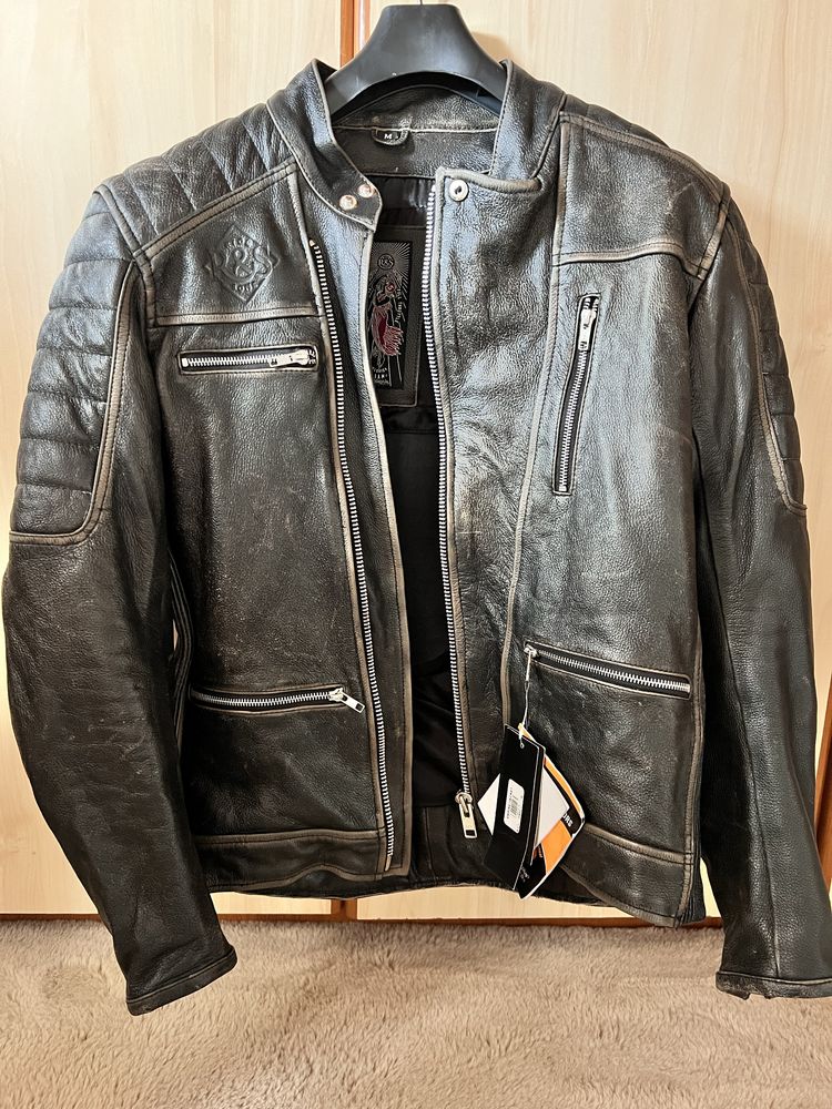 Geaca moto piele  stil vintage Ride & Sons