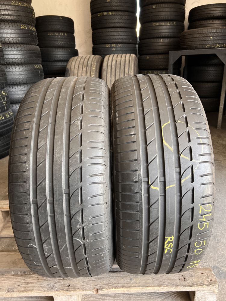 2 anvelope vara 245/50/18 , Bridgestone , RunFlat !