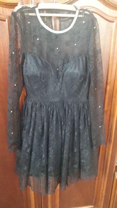 Rochie cu dantela neagra