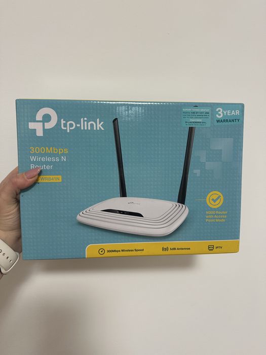 Безжичен рутер N 300Mbps TP-LINK TL-WR841N