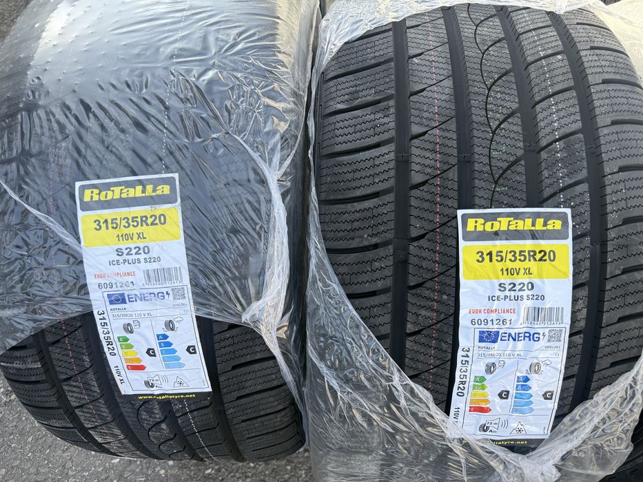 315/35 R20 + 275/40 R20 ROTALLA WINTER anvelope noi iarna BMW X5 X6