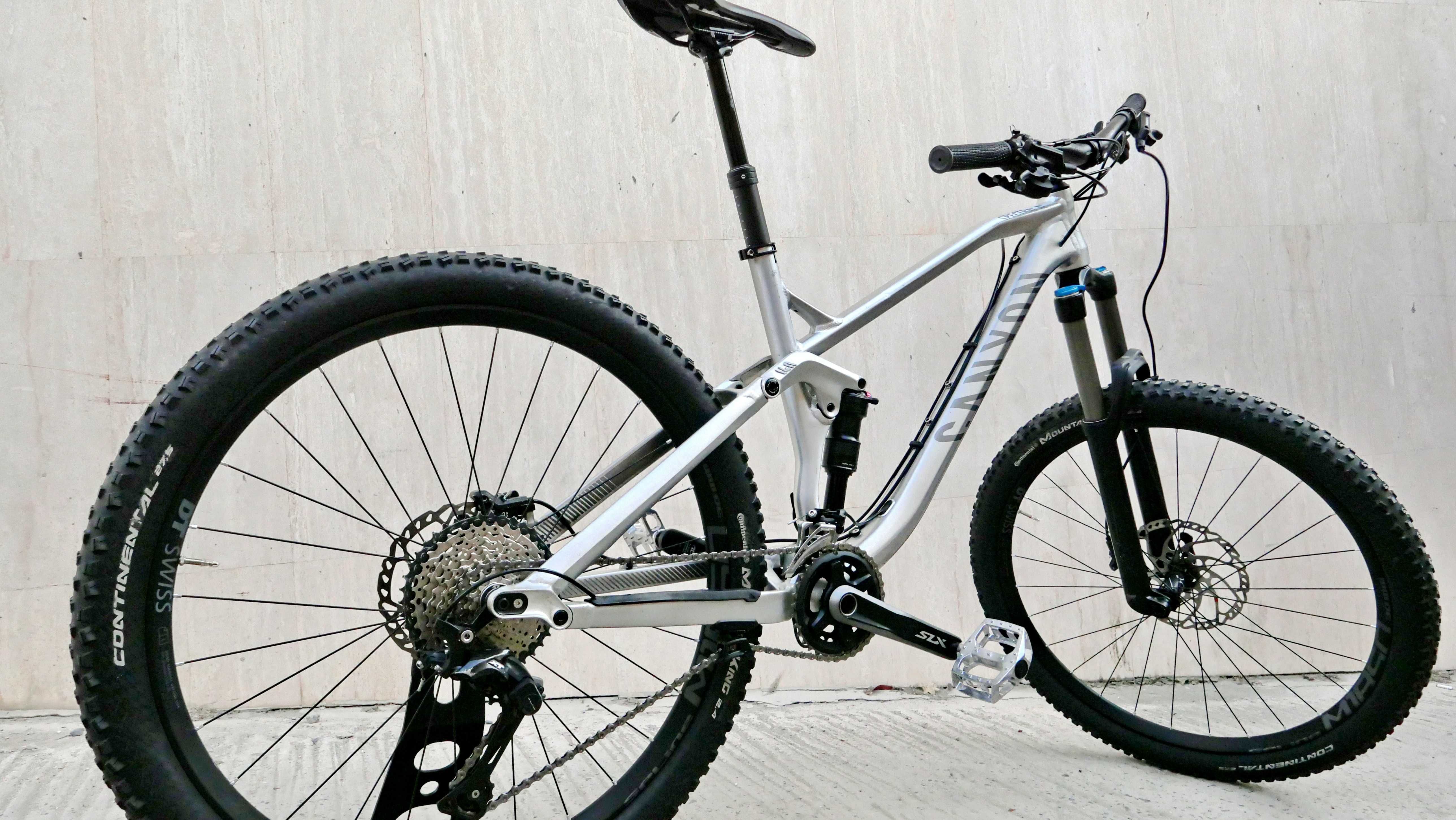 Canyon Spectral, 27.5 M, FOX 140 ход, 2х11, Deore XT, SLX
