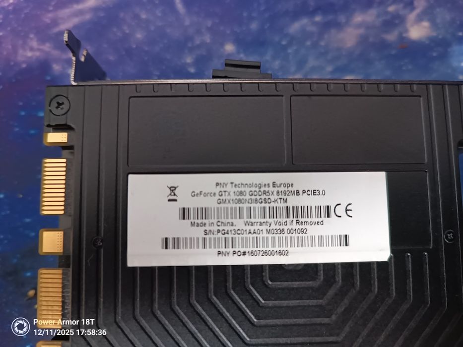 Nvidia GeForce GTX 1080 8GB Founder's Edition