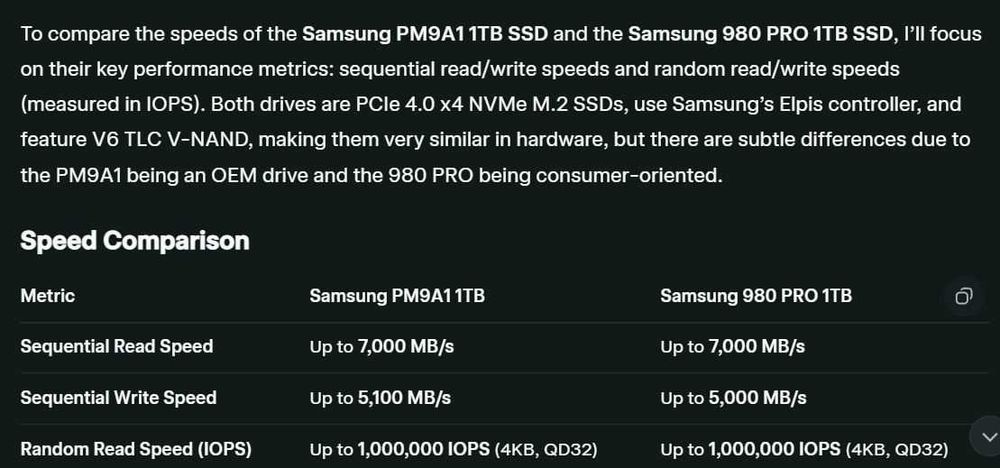 Schimb/Vand SSD Samsung PM9A1 ( 980 Pro ) 7000/MBs Nvme Gen4x4