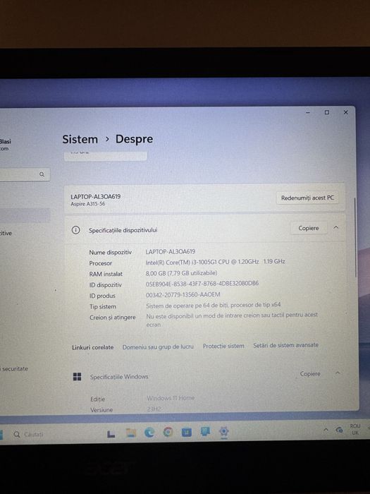 Laptop Acer Aspire 3
