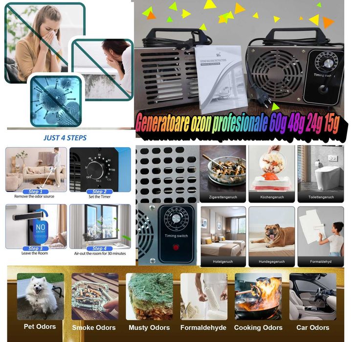 Generator de ozon  60.000 mg/h