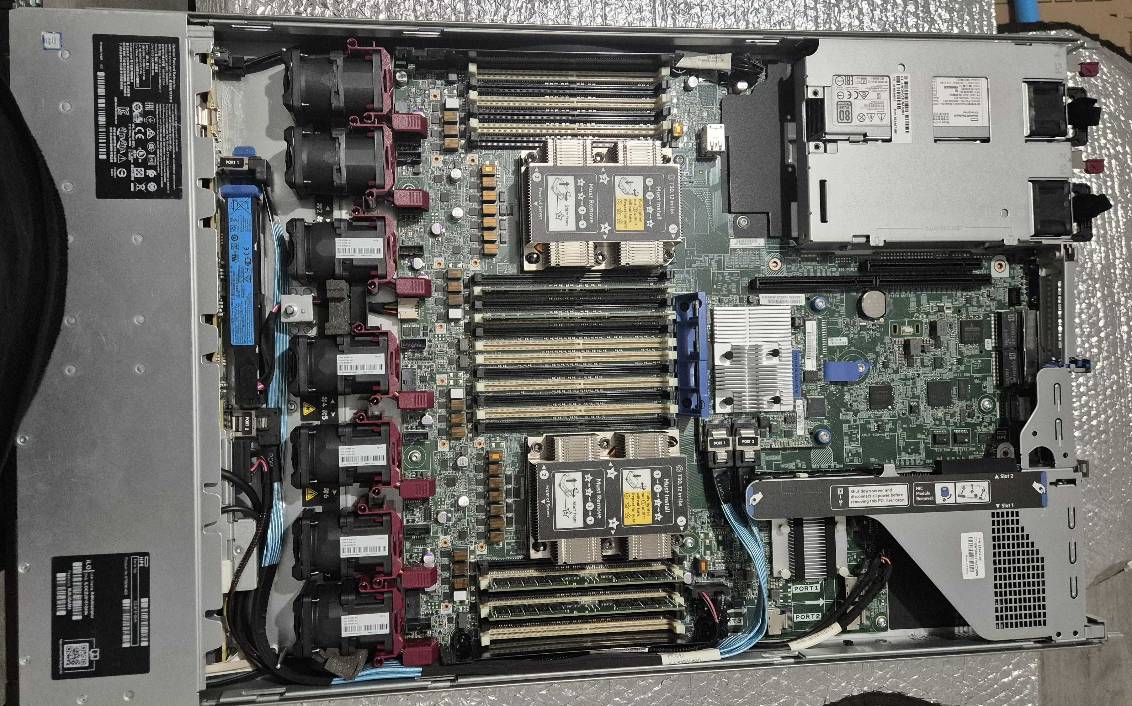 Server HPE DL360 Gen10, Intel Silver 4114, 128GB DDR4, 2x 250GB SSD