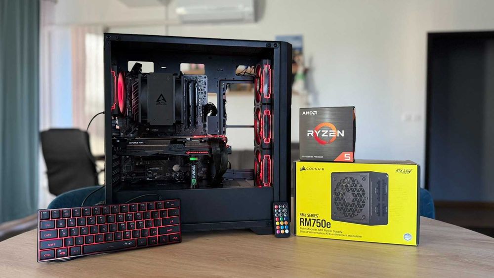 Компютър | Ryzen 5600x + ASUS ROG STRIX GTX 1080Ti