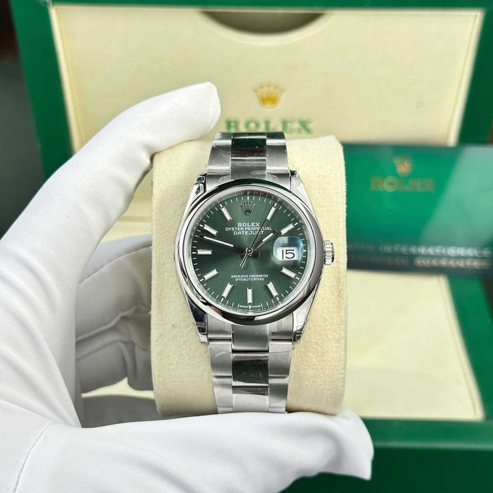 rolex datejust 36mm сребро/3