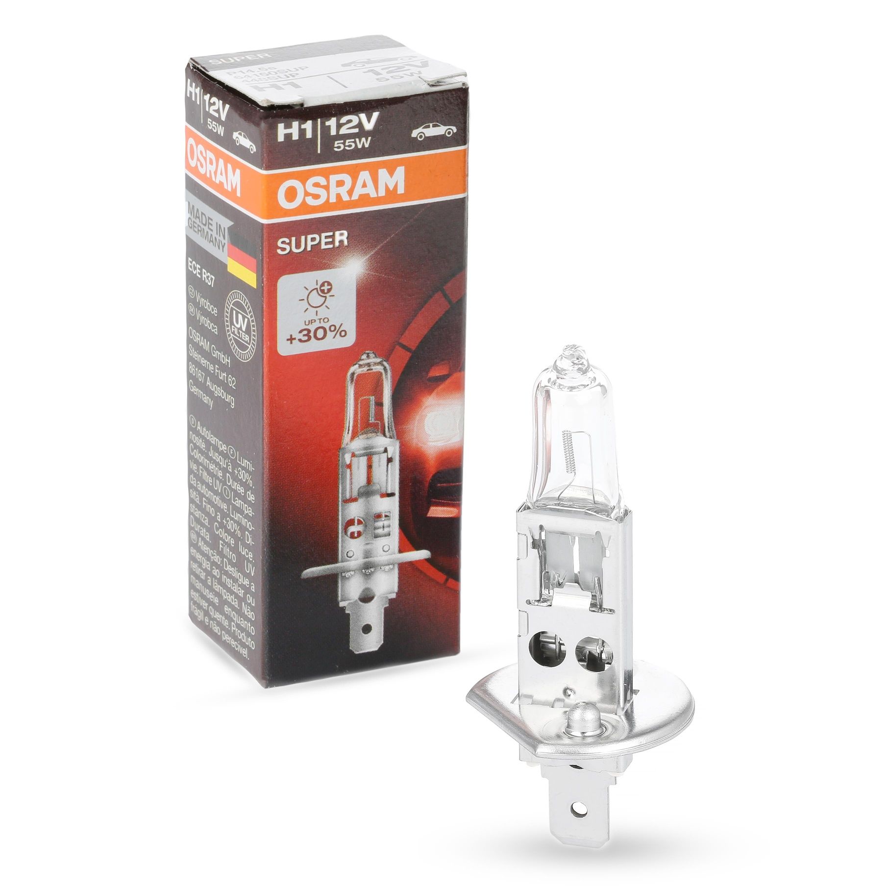 Becuri Omologate Osram H1,H4,H7,H11,W5W,WY5W,C5W,P21W,PY21W,W16W,T20