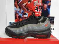 Обувки NIKE / Air Max 95 / Black and Picante Red + КУТИЯ