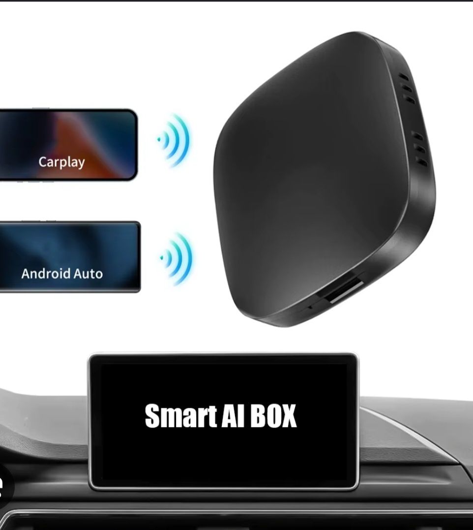 CarPlay AI Box Android 13,simsiz Android Avto va Apple CarPlay