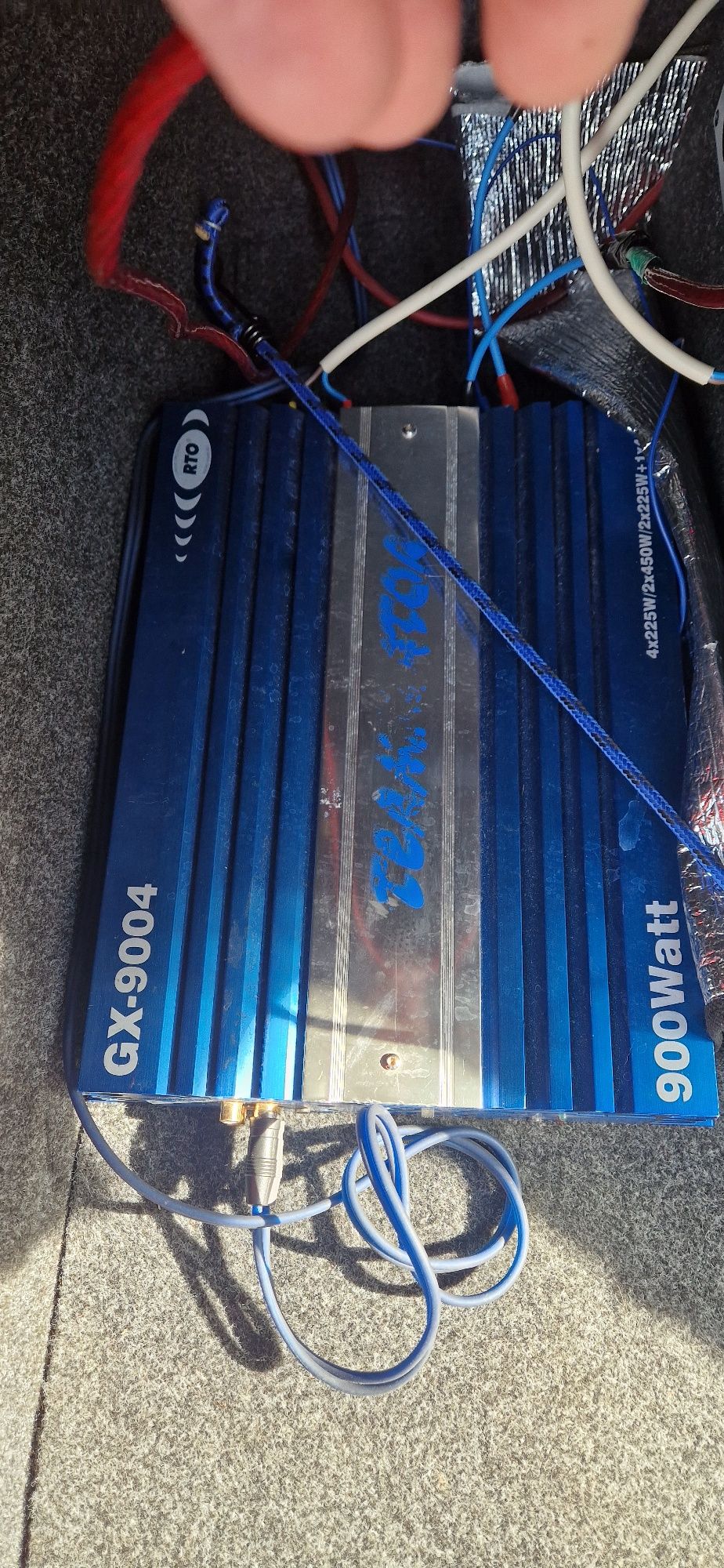Subwoofer alpine plus amplificator auto