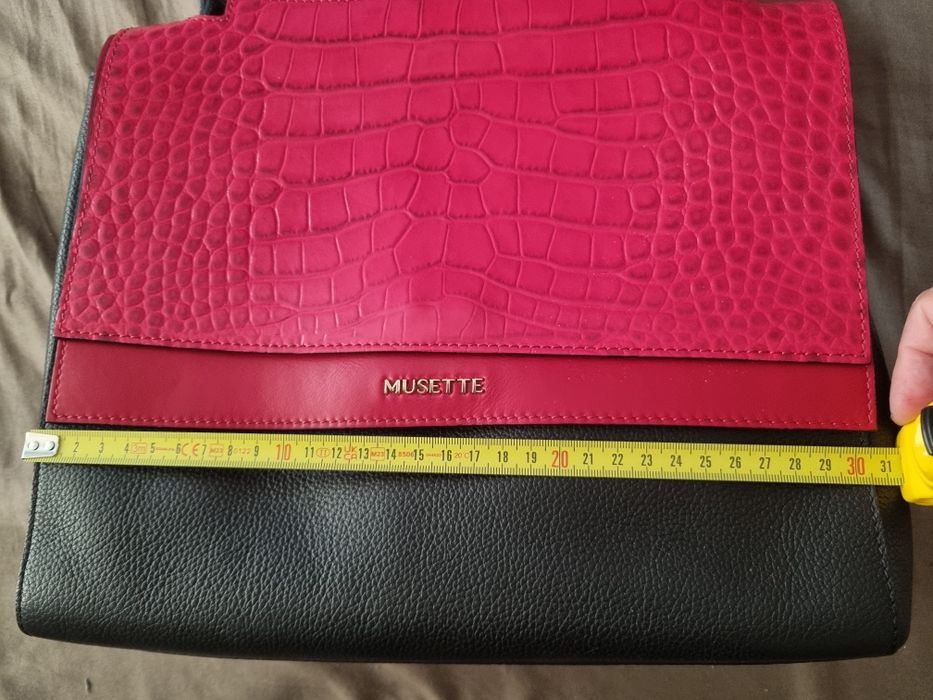 Geanta piele Musette