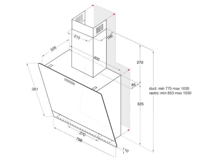 вытяжка Hot point HHVP8.7FLTK Итальянская высококачественная вытяжка