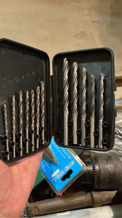 Burghii lemn si metal