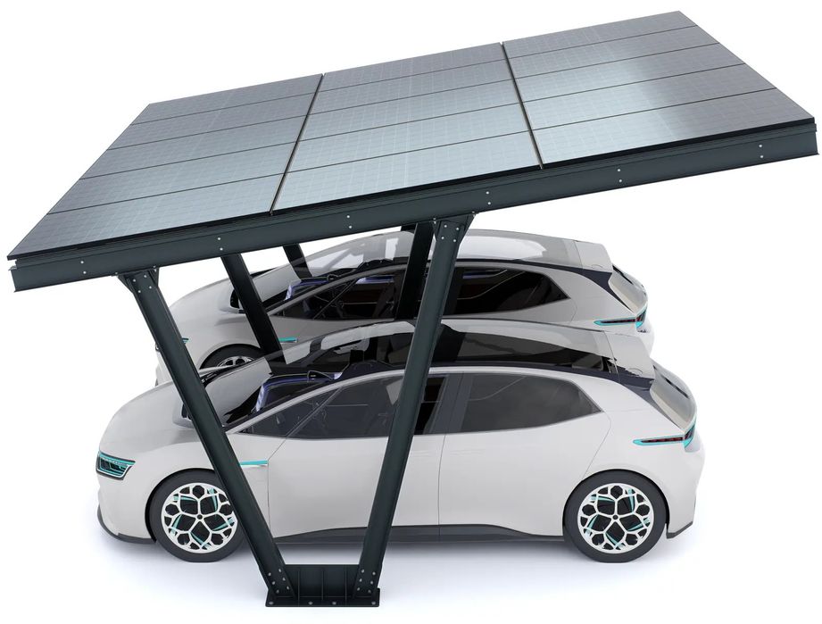 Carporturi metalice/ copertine pe structură metalică