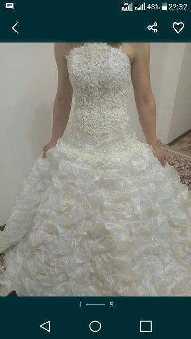 Продам срочно свадебное платье