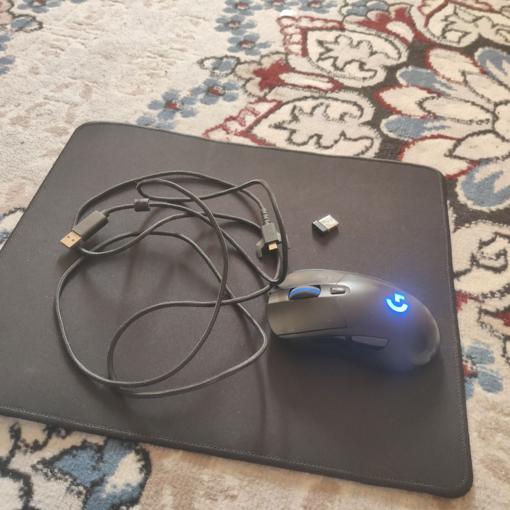Logitech g703 и hyperx pulsefire mat M