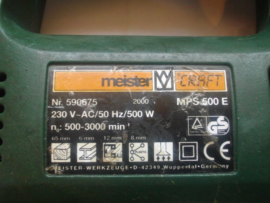 550-500 Вата-65мм-Немско Зеге-Отлично-Top Craft-Meister-Прободен Трион