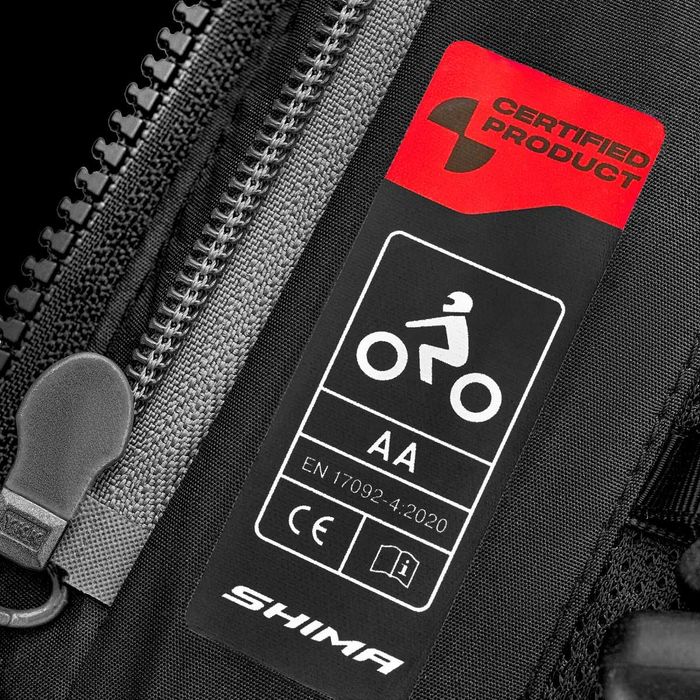 Мъжко текстилно мото яке SHIMA DUNE Red/Blue,протектори,вентилация