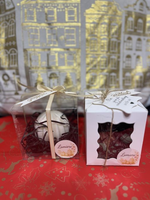 Коледни соеви свещи