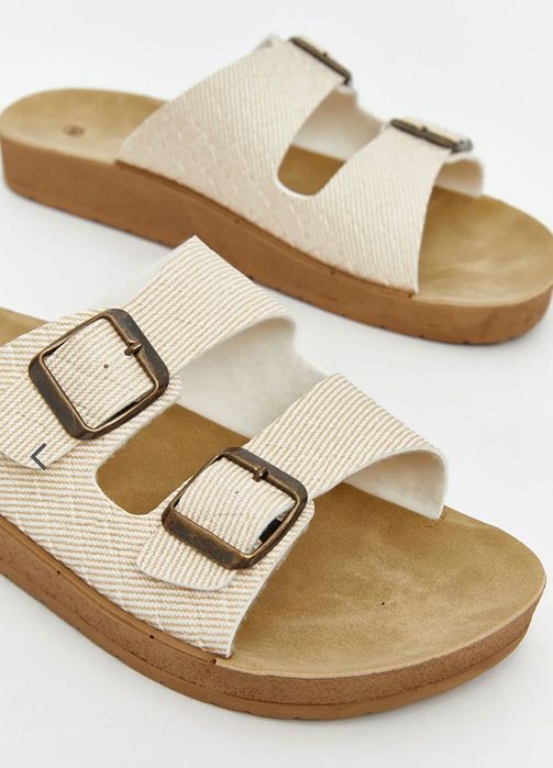 LC WAIKIKI Шлепанцы Женские с Двойной Пряжкой