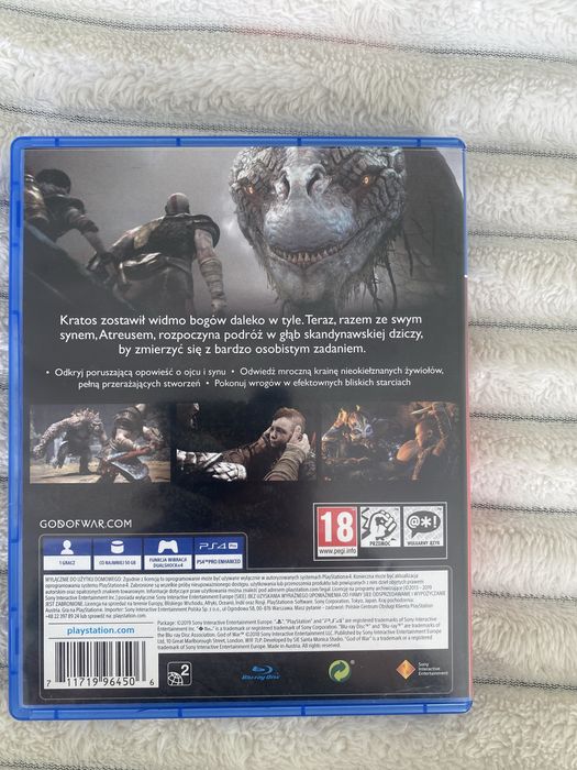 Продавам дискове за PlayStation 4, God of War (2018), GranTurismo Spor