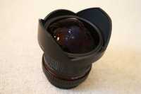 Obiectiv 8mm f 3.5 pentru Canon, Samyang fish eye