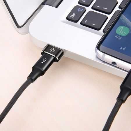 Преходник Адаптер от USB Type C към USB-A мъжко Baseus CAAOTG-01