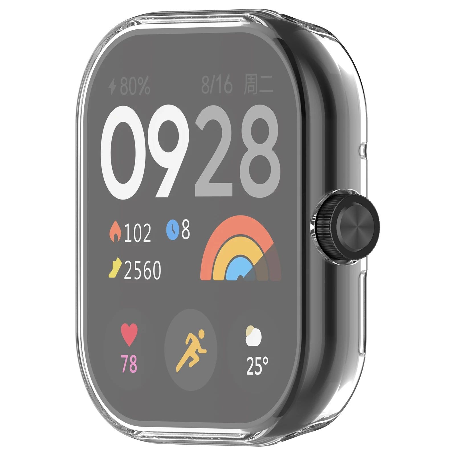 Xiaomi Redmi Watch 4 / Мек TPU силиконов кейс с протектор