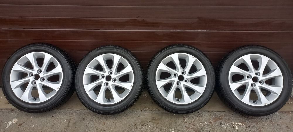Jante aliaj originale 4x100 R15 6J Opel Corsa F anvelope iarna 185/55